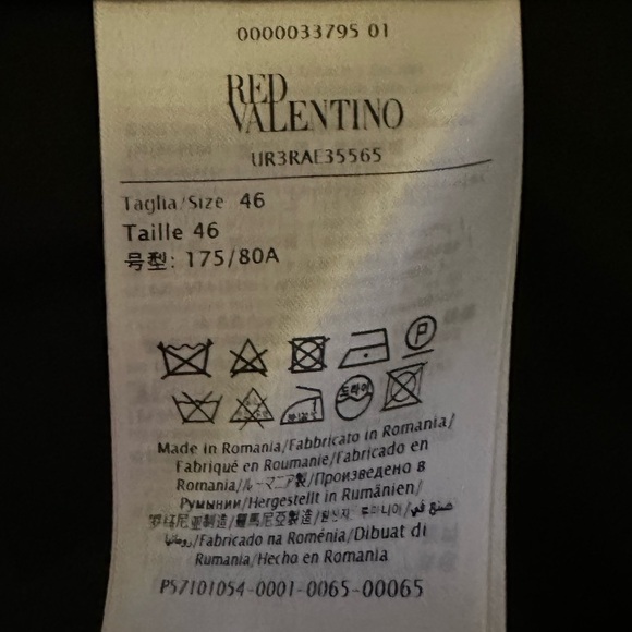 RED VALENTINO Black Bow Mini Skirt - Size 46 - Picture 7 of 12